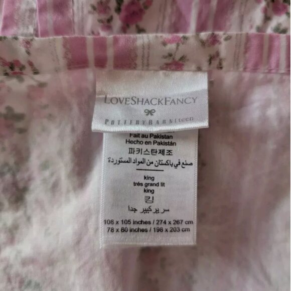 LoveShackFancy Pottery Barn Palace Wall Sheet Or Tablecloth - Picture 3 of 5